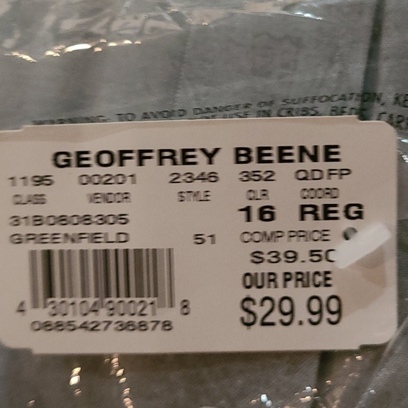 Man's light gray wrinkle free pinpoint oxford - Picture 3 of 4